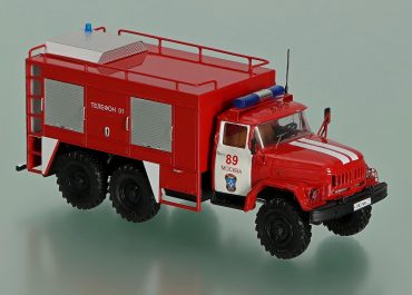 АД-100(131) гос. № к583мм77 пожарный автомобиль дымоудаления на шасси ЗиЛ-131Н