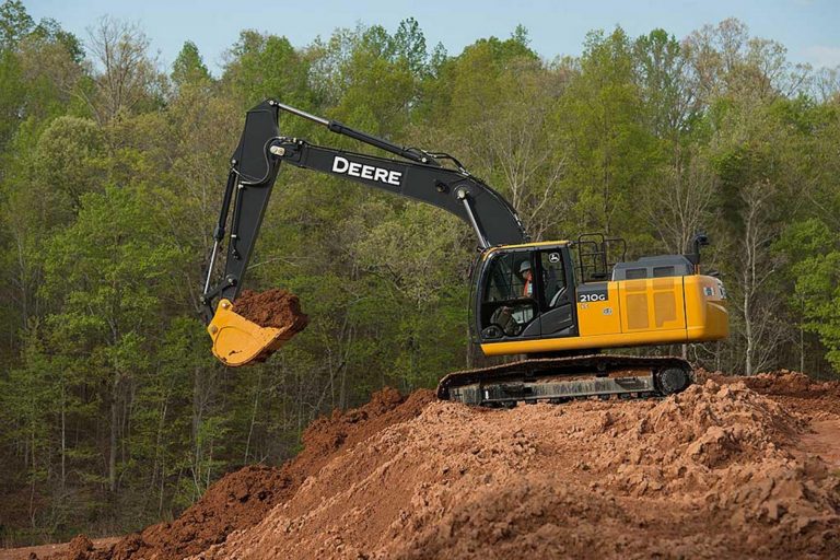 John Deere 210G LC crawler hydraulic excavator