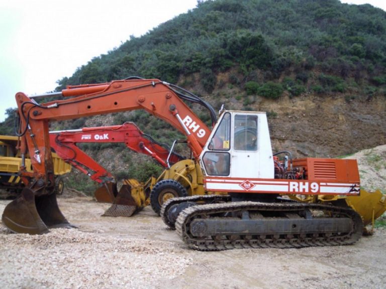 Orenstein & Koppel O&K RH9 LC Serie F crawler hydraulic excavator