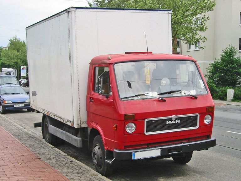 MAN-VW G 8.90 F, G-series, Gemeinschaft low-duty flatbed truck