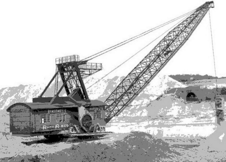 Ransomes-Rapier 940 «Parkinson» mining crawler cable excavator