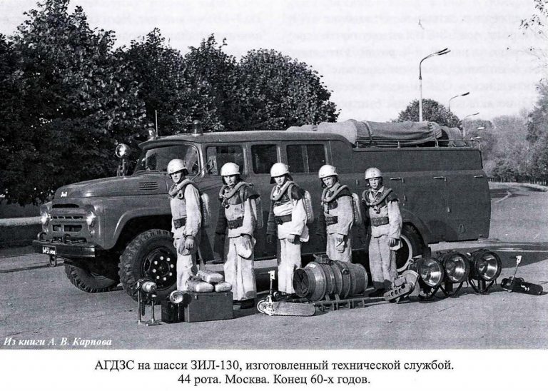 АГДЗС-12 (130) автомобиль газодымозащитной службы на базе ЗиЛ-130