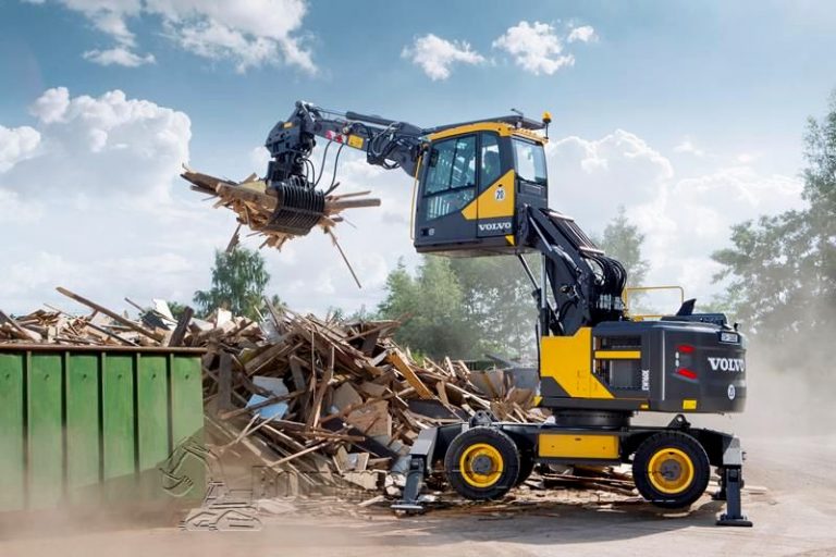 Volvo EW 160C Recycling Options Wheeled Hydraulic excavator-reloader
