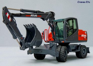 Atlas 140W Wheeled Hydraulic excavator