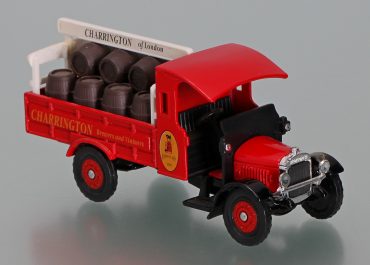Thornycroft A2 «Charrington of London» flatbed truck for transportation of beer in barrels