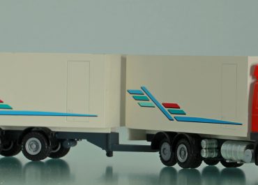 Volvo FH 12-460 with 2-Axle trailer — road train with vans Schmitz Cargobull
