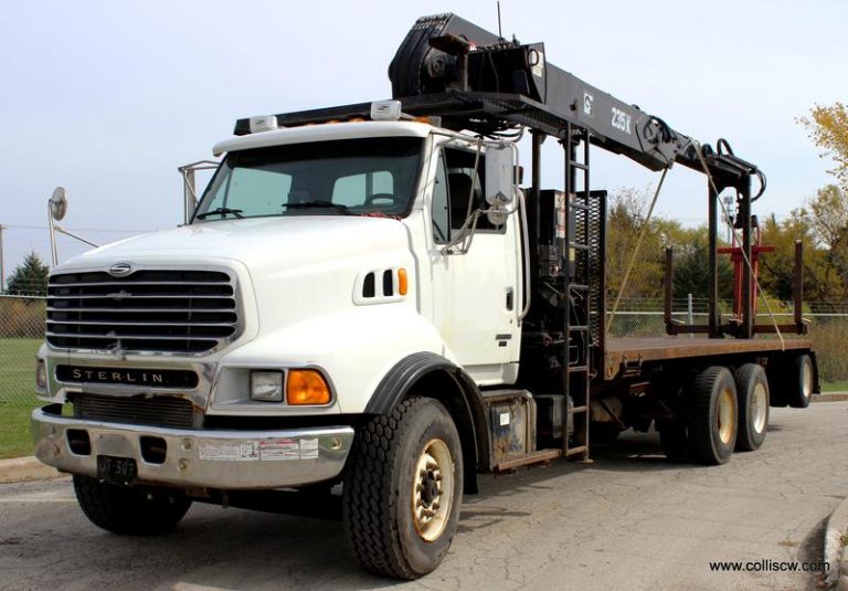 Sterling LT9500 truck with platform and crane IMT 42′