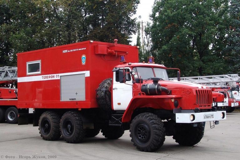 АДПТ (55571) мод. 031-МИ автомобиль диагностики пожарной техники на шасси Урал-55571