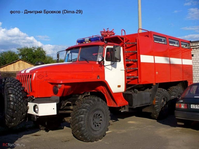 АР-2(55571) пожарный рукавный автомобиль на шасси Урал-55571-30