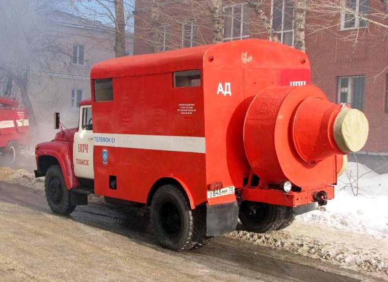 АД-80(130) пожарный автомобиль дымоудаления на шасси ЗиЛ-130-76