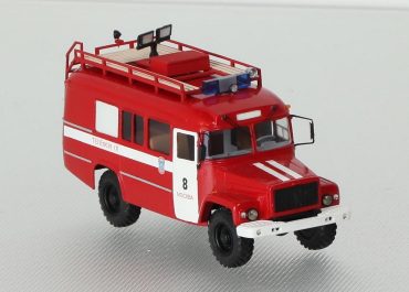 АСО-20(3308)-90ВР пожарный автомобиль связи и освещения в кузове автобуса КАвЗ-39766 на шасси ГАЗ-3308 «Садко»