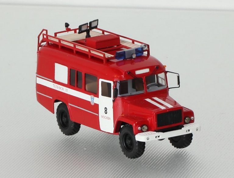АСО-20(3308)-90ВР пожарный автомобиль связи и освещения в кузове автобуса КАвЗ-39766 на шасси ГАЗ-3308 «Садко»