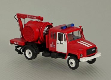 АД-90 (33086) модели ПМ-629 пожарный автомобиль дымоудаления с устройством для снятия вентилятора на шасси ГАЗ-33086