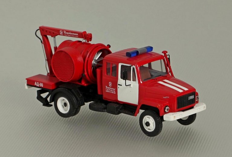 АД-90 (33086) модели ПМ-629 пожарный автомобиль дымоудаления с устройством для снятия вентилятора на шасси ГАЗ-33086