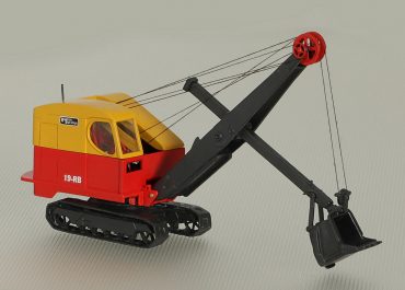Ruston-Bucyrus 19RB crawler mechanical cable excavator