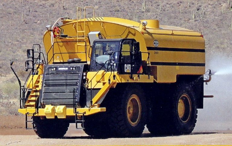 Mega MTT20 Off-highway water truck on the chassis Caterpillar 777G