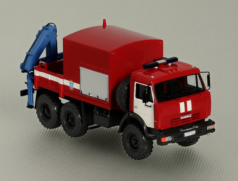 АСА-20(43114) модель 040ПВ пожарный аварийно-спасательный автомобиль с краном-манипулятором ИНМАН ИМ55 на шасси КамАЗ-43114