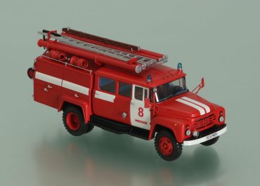 АНР-40(130) модель 127А пожарный насосно-рукавный автомобиль с рукавной катушкой РК-5 на шасси ЗиЛ-130