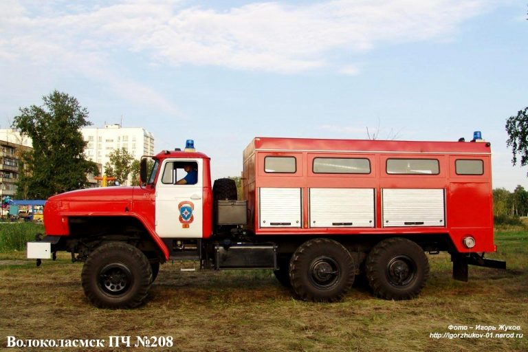ПНС-110(5557)-51ВР пожарная насосная станция на шасси Урал 5557-1151-40