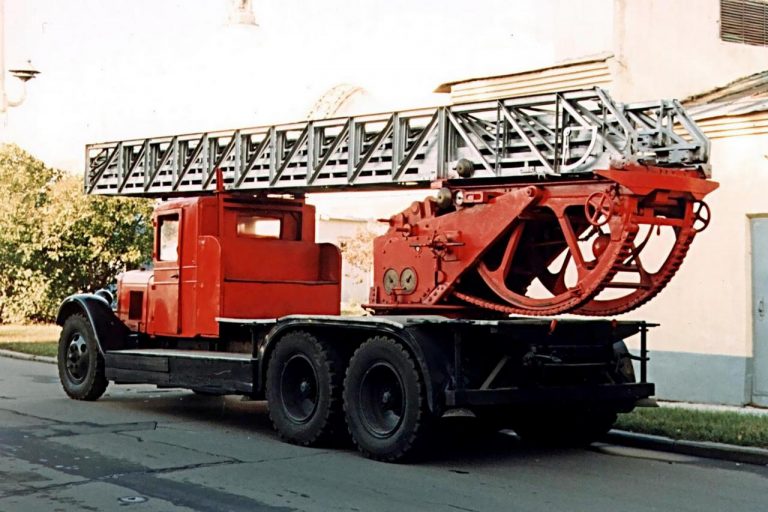 Metz DL-26, Метц пожарная механическая автолестница на удлиненном шасси ЗиС-6