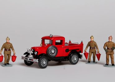 ГАЗ-4 пожарный пикап с передним насосом и ДПО