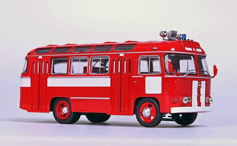 Пожарный оперативно-штабной автомобиль на базе автобуса малого класса ПАЗ-672