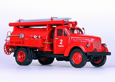 АЦУ-30(355М) модель 62 пожарная автоцистерна упрощённая для сельской местности на шасси Урал-355М