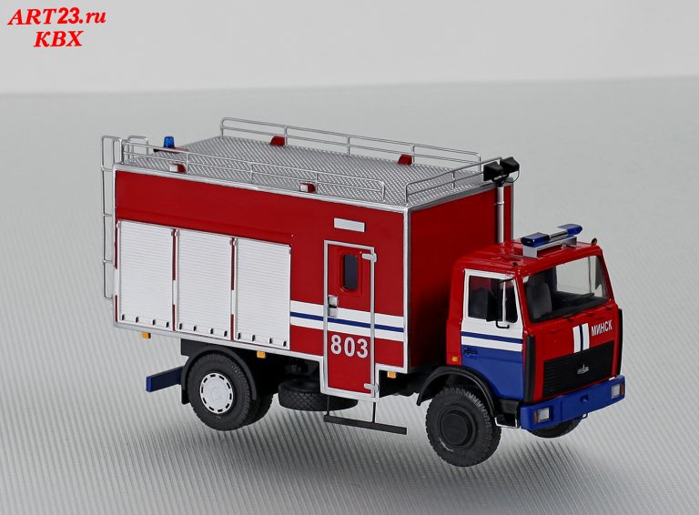 АГ-8 (5337) пожарный автомобиль газодымозащитной службы на шасси МАЗ-5337