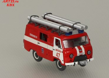 АНР(Л)-20-330 (3309) модель 001 опытный пожарный автомобиль тушения лесных пожаров на базе УАЗ-3909