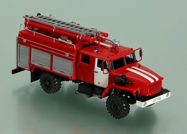 АЦ-3,0-40 (43206)-14ВР пожарная автоцистерна на шасси Урал-43206