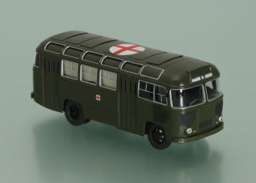 ПАЗ-652В опытный войсковой санитарный автобус для военного времени