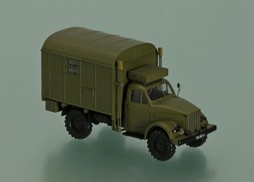 Р-405 армейская 2-диапазонная радиорелейная станция связи с фургоном КУНГ-2М на шасси ГАЗ-63Э