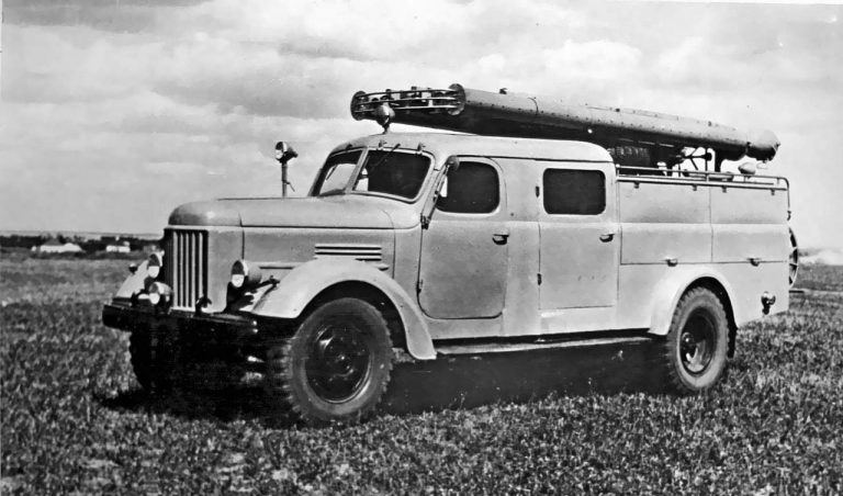 АЦ-30(164А) модель 53А, по старой индексации ПМЗ-53А, пожарная автоцистерна на шасси ЗиЛ-164А