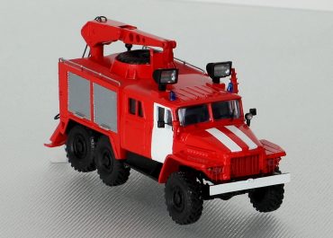 АТСО-20(375) мод. ПМ-114 пожарный автомобиль технической службы, связи и освещения на шасси Урал-375Е