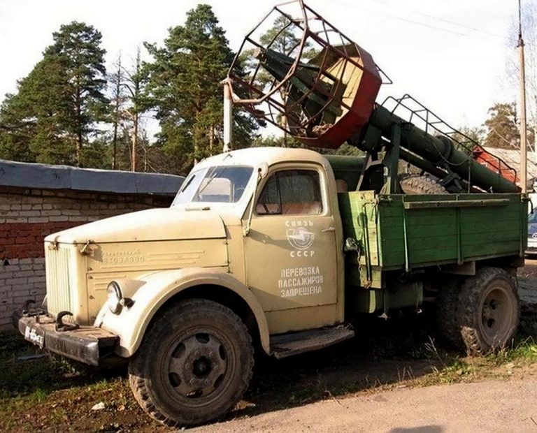 ТВГ-15 телескопическая гидравлическая автовышка для работ на высоте на шасси ГАЗ-51А