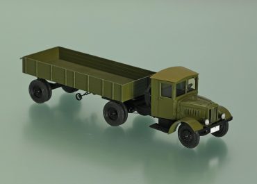Я-НАТИ-12Д опытный седельный тягач с полуприцепом Lapeer-Houlmore USA