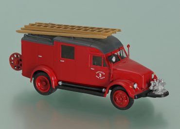 ПМГ-5 пожарный автонасос с рукавной катушкой на шасси ГАЗ-51