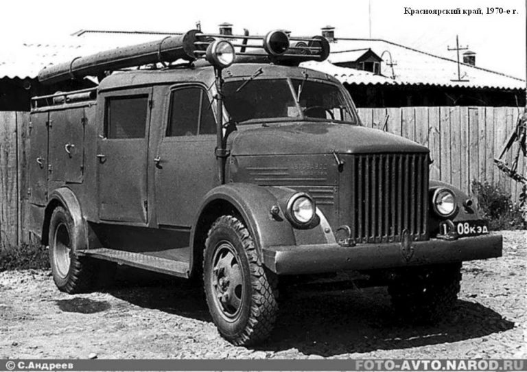 ПМГ-6(51), после модернизации, она же АЦ-25 мод. 6, пожарная автоцистерна на шасси ГАЗ-51/51А