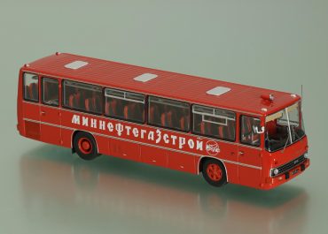 Икарус, Ikarus-255.70 «Миннефтегазстрой» 2-дверный автобус для доставки вахтовых смен на короткие и средние расстояния