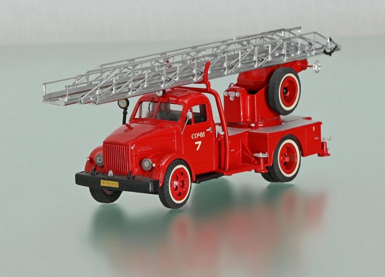Пожарная автолестница на шасси ГАЗ-51А