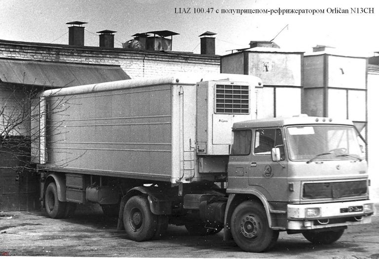 Н13Х, N13CH 1-осный полуприцеп-рефрижератор для перевозки замороженных или охлажденных продуктов